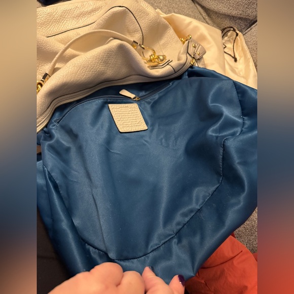 EUC Coach “Kristin Sage” satchel in ivory with brass hardware style# 18280 - Picture 9 of 12